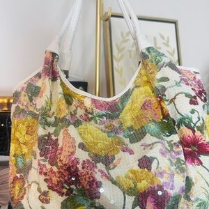 Floral Sequin Women's Bag